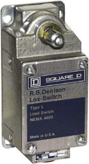 Square D - DPST, 2NC, 600 Volt, Screw Terminal, Rotary Spring Return Actuator, General Purpose Limit Switch - 1, 2, 4, 12, 13 NEMA Rating, IP67 IPR Rating - Eagle Tool & Supply