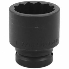 SK - Impact Socket - 3/4"DR 12PT 1-7/16" THIN WALL IMPACT SOCKET - Eagle Tool & Supply