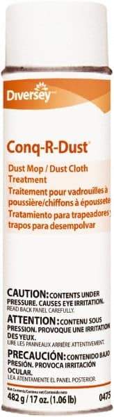 Diversey - Aerosol Dust Mop Treatment - Use on Asphalt, Cement, Concrete, Ceramic, Cork, Laminates, Finished Wood, Linoleum, Vinyl, Terrazzo, Vinyl Composite Tile (VCT) - Eagle Tool & Supply