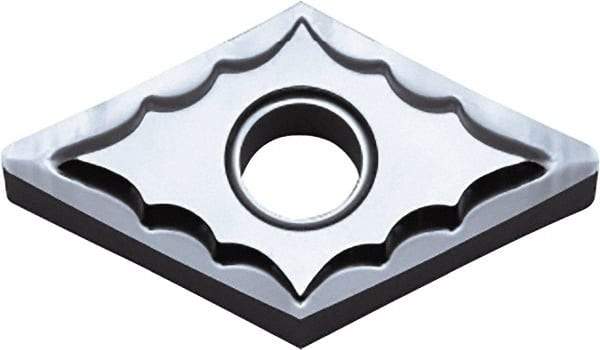 Kyocera - DNGG441 AH Grade KW10 Carbide Turning Insert - Uncoated, 55° Diamond, 1/2" Inscr Circle, 1/4" Thick, 1/64" Corner Radius - Eagle Tool & Supply