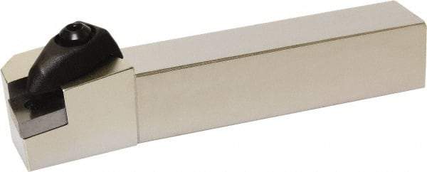 Kyocera - DCLN, Right Hand Cut, 95° Lead Angle, 25mm Shank Height x 25mm Shank Width, Negative Rake Indexable Turning Toolholder - 150mm OAL, CN.. 43.. Insert Compatibility, Series DCLN - Eagle Tool & Supply
