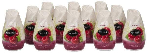 Renuzit - 7 oz Bottle Air Freshener - Gel, Raspberry Scent - Eagle Tool & Supply
