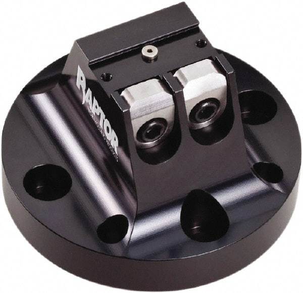 Raptor Workholding - 3/4" Jaw Width, 3" High x 4.97" Wide Dovetail Vise - For Use with 4 & 5 Axis Workholding Systems - Eagle Tool & Supply