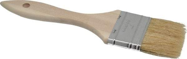 Premier Paint Roller - 1" Flat Hog Chip Brush - 1-3/4" Bristle Length, 5" Wood Dowel Handle - Eagle Tool & Supply