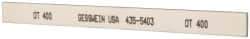 Value Collection - 400 Grit Aluminum Oxide Rectangular Polishing Stone - Super Fine Grade, 1/2" Wide x 6" Long x 1/8" Thick, Oil Filled - Eagle Tool & Supply