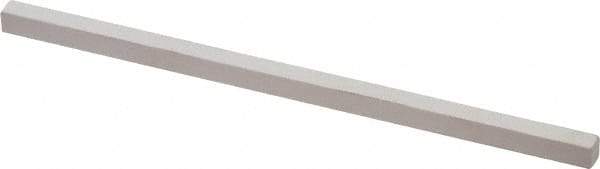 Made in USA - 600 Grit Aluminum Oxide Square Polishing Stone - Super Fine Grade, 5/32" Wide x 4" Long x 5/32" Thick - Eagle Tool & Supply