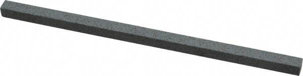 Made in USA - 150 Grit Silicon Carbide Square Polishing Stone - Very Fine Grade, 1/4" Wide x 6" Long x 1/4" Thick - Eagle Tool & Supply