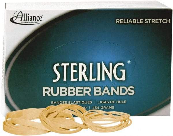 Alliance - 4" Circumference, 1/16" Wide, Ergonomic Rubber Band Strapping - 1,700 Pieces - Eagle Tool & Supply