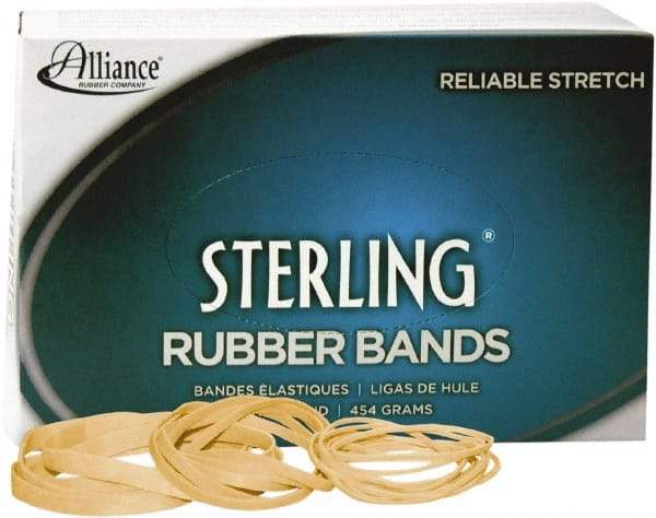 Alliance - 3" Circumference, 1/4" Wide, Ergonomic Rubber Band Strapping - 600 Pieces - Eagle Tool & Supply