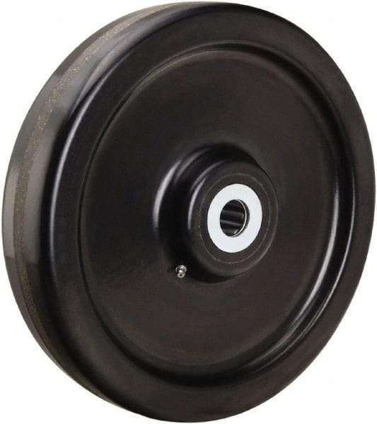 Hamilton - 12 Inch Diameter x 2-1/2 Inch Wide, Phenolic Caster Wheel - 3,000 Lb. Capacity, 3-1/4 Inch Hub Length, 1 Inch Axle Diameter, Straight Roller Bearing - Eagle Tool & Supply