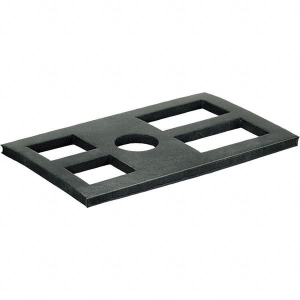 Dynabrade - 1/4" Thick, Polymer, Machinery Leveling Pad & Mat - 15,000 Lb Max Load - Eagle Tool & Supply