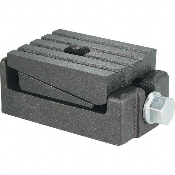 Dynabrade - 15,000 Lb Capacity, 3-1/2 Wide x 5-3/4" Long, 3/4" Pad, Wedge Jack - 2-1/2" Min Height, 3/16" Rise, 1" Anchor, 2-1/2" High (Without Pad) - Eagle Tool & Supply