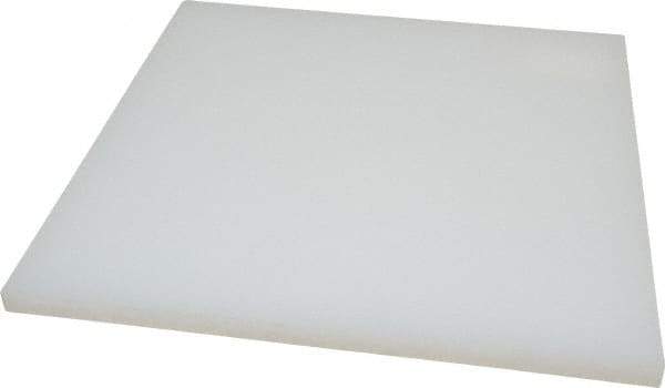 Value Collection - 1/2" Thick x 12" Wide x 1' Long, Polypropylene Sheet - Translucent White - Eagle Tool & Supply