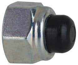 Value Collection - 3/8-16" UNC, 9/16" Width Across Flats, Uncoated, Stainless Steel Acorn Nut - 5/8" Overall Height, Grade 18-8 - Eagle Tool & Supply