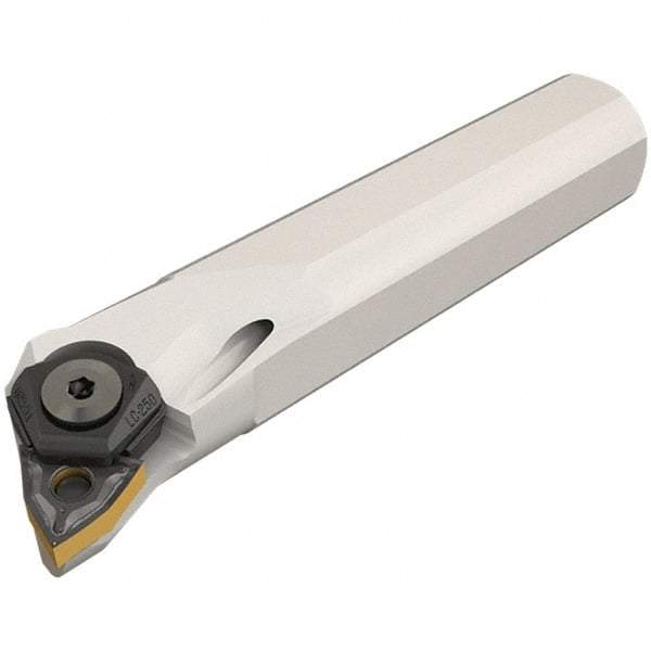 Iscar - 25mm Min Bore Diam, 100mm OAL, 20mm Shank Diam, A-MWLN-W Indexable Boring Bar - 28mm Max Bore Depth, WNM.. 06T3.. Insert, Wedge Holding Method - Eagle Tool & Supply