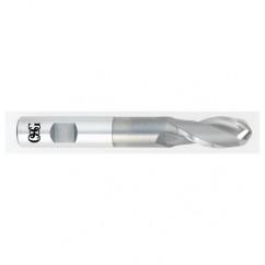 3/8" Dia. - 3-5/16" OAL - Bright HSS Co-Center Cut SE EM - 2 FL - Eagle Tool & Supply