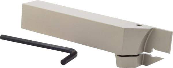 Iscar - HELI, External, Left Hand, 0.157 to 3/16" Groove Width, Indexable Grooving Tool Holder - 1" Shank Height, 1" Shank Width, 6" OAL - Eagle Tool & Supply