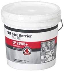 3M - 2 Gal Pail Red Acrylic & Latex Joint Sealant - -20 to 180°F Operating Temp, 10 min Tack Free Dry Time, Series CP 25WB - Eagle Tool & Supply
