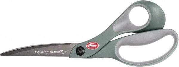 Clauss - 5" LOC, 8" OAL Carbonitride Titanium Steel Shears - Glass Filled Nylon Handle, For Paper, Fabric - Eagle Tool & Supply