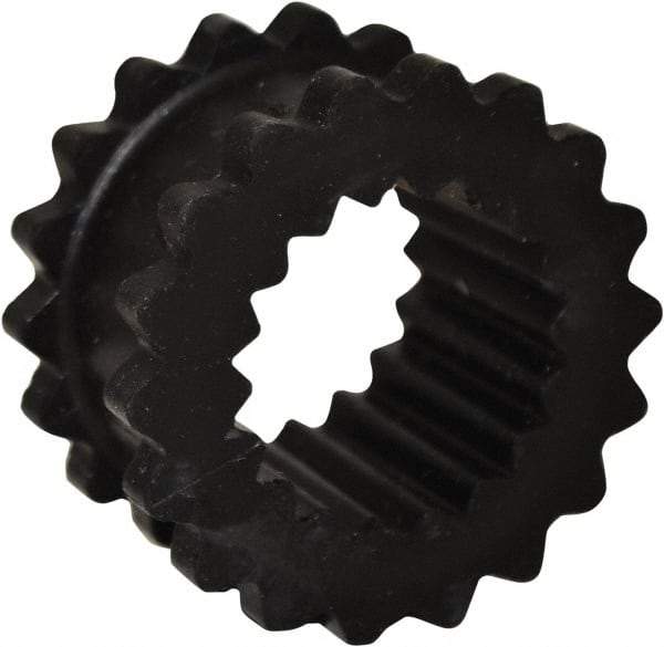 TB Wood's - 6 One Piece Solid Flexible Coupling Sleeve - 3-3/4" OD, 1-7/8" OAL, EPDM, Order 2 Hubs with Same OD & 1 Insert for Complete Coupling - Eagle Tool & Supply