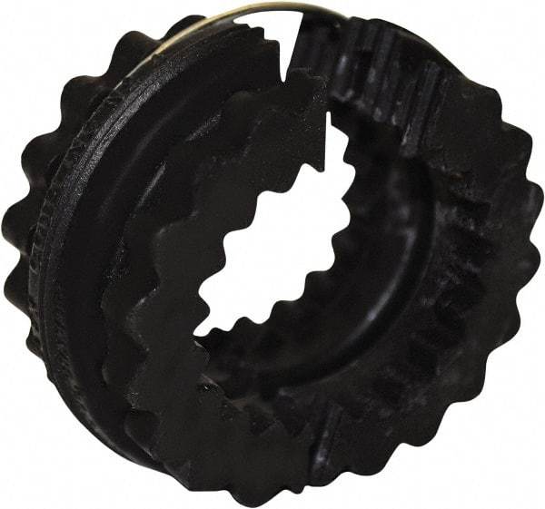 TB Wood's - 6 Two Piece Flexible Coupling Sleeve - 3-3/4" OD, 1-7/8" OAL, Neoprene, Order 2 Hubs with Same OD & 1 Insert for Complete Coupling - Eagle Tool & Supply