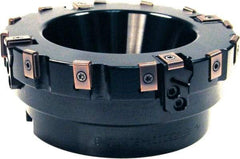 Sumitomo - 12 Inserts, 3.342" Cut Diam, 1-1/2" Arbor Diam, Indexable Square-Shoulder Face Mill - 2" High, LNGX 1605.. Insert Compatibility, Series SumiMill - Eagle Tool & Supply