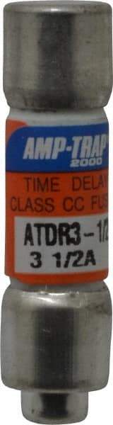 Ferraz Shawmut - 300 VDC, 600 VAC, 3.5 Amp, Time Delay General Purpose Fuse - Clip Mount, 1-1/2" OAL, 100 at DC, 200 at AC kA Rating, 13/32" Diam - Eagle Tool & Supply
