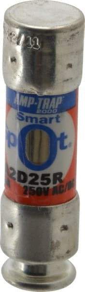 Ferraz Shawmut - 250 VAC/VDC, 25 Amp, Time Delay General Purpose Fuse - Clip Mount, 51mm OAL, 100 at DC, 200 at AC kA Rating, 9/16" Diam - Eagle Tool & Supply