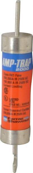 Ferraz Shawmut - 250 VAC/VDC, 100 Amp, Time Delay General Purpose Fuse - Clip Mount, 5-7/8" OAL, 100 at DC, 200 at AC kA Rating, 1-1/16" Diam - Eagle Tool & Supply