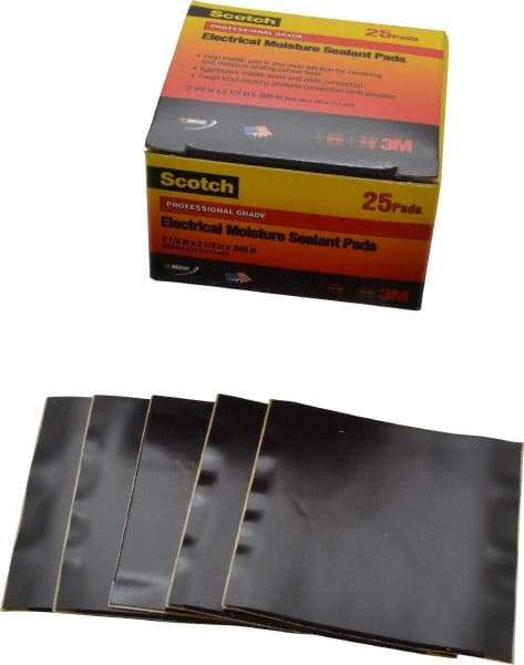 3M - 2-1/2", Black Vinyl Electrical Tape - Series 58598, 45 mil Thick - Eagle Tool & Supply