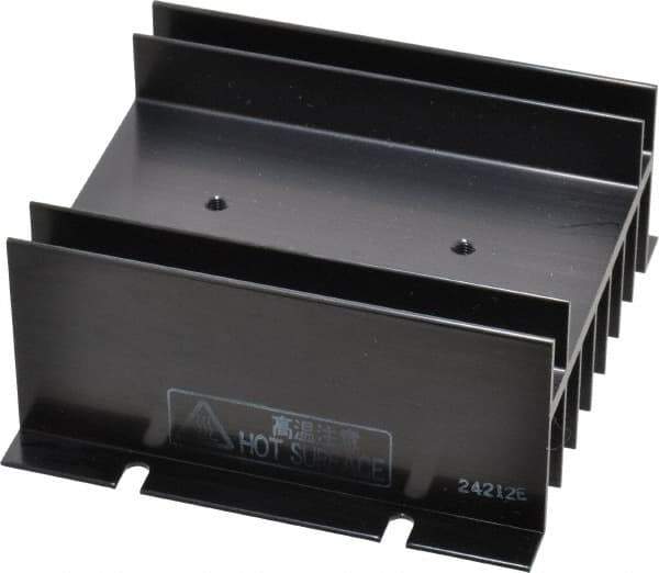 Omron - 3.94 Inch Long x 1.8 Inch Deep x 3.94 Inch High, Standard Solid State Relay Heat Sink - 10 Amp Rated - Eagle Tool & Supply