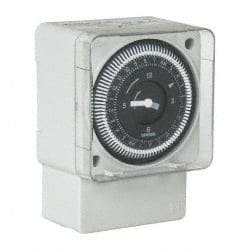 Intermatic - 24 hr Indoor Analog Electrical Timer - 24/120/240 VAC, 50/60 Hz, - Eagle Tool & Supply