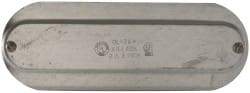 Hubbell Killark - 2-1/2" & 3" Trade, Steel Conduit Body Cover Plate - Use with Form 35 Conduit Bodies, Form 85 Conduit Bodies - Eagle Tool & Supply