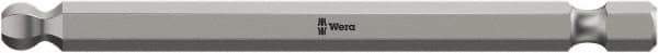 Wera - 4mm Hex Bit - 1/4" Hex Drive, 3-1/2" OAL - Eagle Tool & Supply