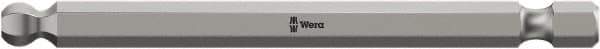 Wera - 6mm Hex Bit - 1/4" Hex Drive, 3-1/2" OAL - Eagle Tool & Supply