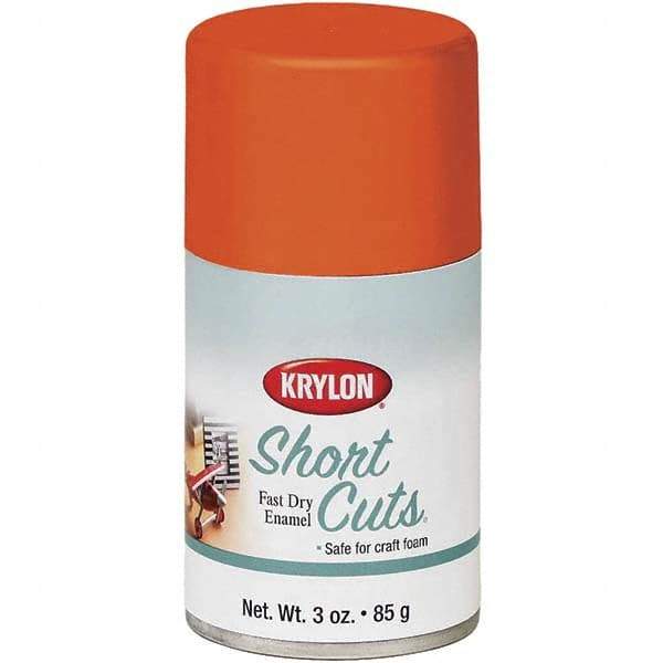 Krylon - Glow Orange, Gloss, Enamel Spray Paint - 3 oz Container - Eagle Tool & Supply
