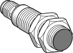Telemecanique Sensors - NPN, NC, 8mm Detection, Cylinder, Inductive Proximity Sensor - 3 Wires, IP65, IP67, 12 to 24 VDC, M18x1 Thread, 50mm Long - Eagle Tool & Supply