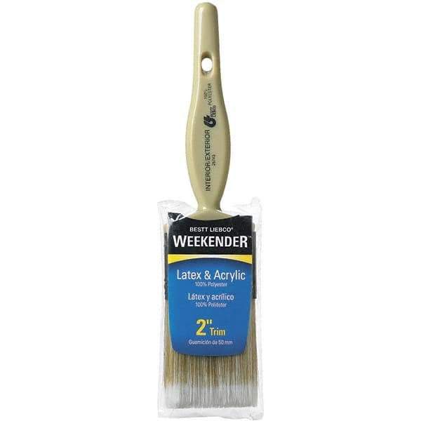Bestt-Liebco - 2" Flat Synthetic Trim Brush - Wood Kaiser Handle - Eagle Tool & Supply