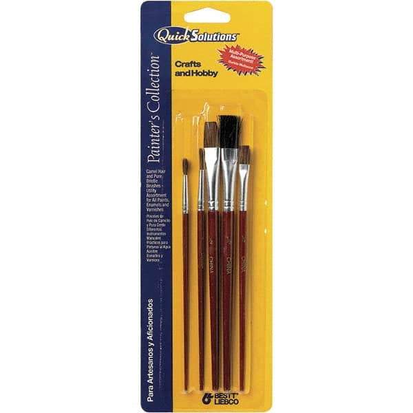 Bestt-Liebco - 1/2" Bristle & Sable Artist's Paint Brush - Eagle Tool & Supply