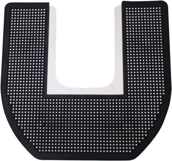 Rochester Midland Corporation - Disposable Toilet Mat - Black, Fresh Scented - Eagle Tool & Supply
