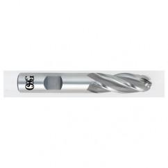 1/2'' Dia. - 3-1/4'' OAL - Bright M-42 Cobalt - Ball End SE EM - 4 FL - Eagle Tool & Supply