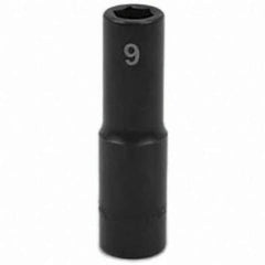 SK - Impact Socket - 3/8"DR 9MM DEEP IMPACT SOCKET - Eagle Tool & Supply
