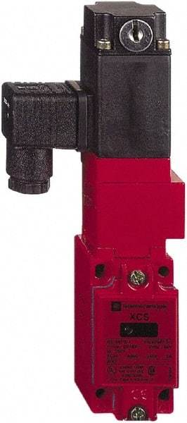 Telemecanique Sensors - 2NC/NO Configuration, 300 VAC, 10 Amp, Key Safety Limit Switch - 1.73 Inch Deep x 7.64 Inch High, IP67 Ingress Rating - Eagle Tool & Supply