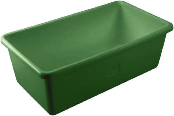 Remco - 149 Gal, 500 Lb Load Capacity Green Polyethylene Tote Container - Nesting, 46.8" Long x 26-1/2" Wide x 16.9" High - Eagle Tool & Supply