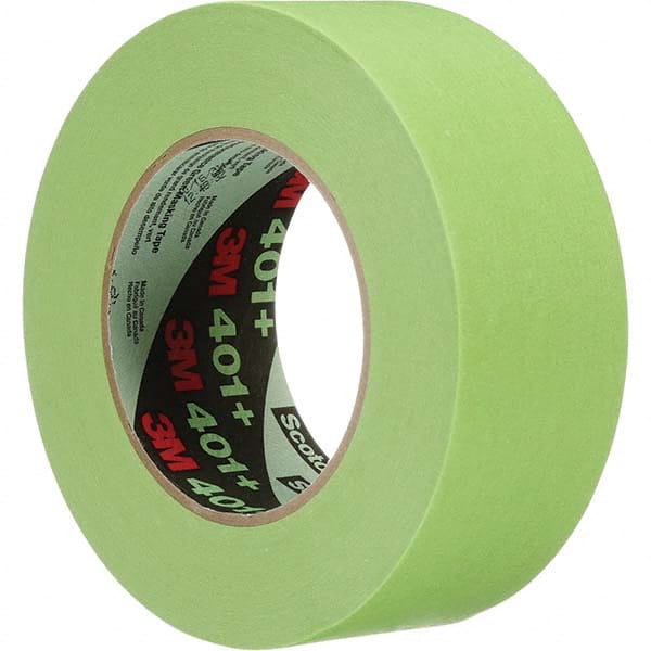 3M - 144mm Wide x 55 m x 6.7 mil Green Paper Masking Tape - Eagle Tool & Supply
