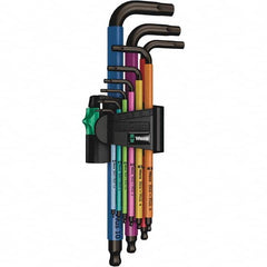 Wera - Hex Key Sets Tool Type: Hex L-Key Set Handle Type: Color Coded - Eagle Tool & Supply