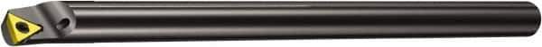Sandvik Coromant - 8.5mm Min Bore Diam, 100mm OAL, 6mm Shank Diam, E..STFPR/L..-R Indexable Boring Bar - Screw-On Holding Method - Eagle Tool & Supply