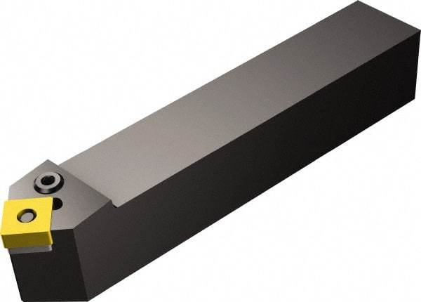 Sandvik Coromant - PSDNN, Neutral Cut, 45° Lead Angle, 32mm Shank Height x 25mm Shank Width, Negative Rake Indexable Turning Toolholder - 170mm OAL, SNMG 12 04 08, SNMG 432 Insert Compatibility, Series T-Max P - Eagle Tool & Supply