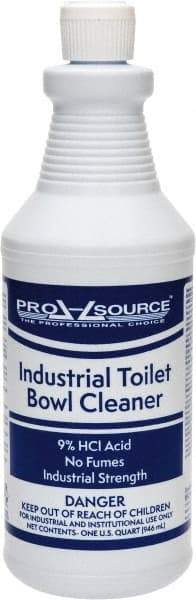 PRO-SOURCE - 1 qt Bottle Liquid Bathroom Cleaner - Mint Scent, Toilet Bowl - Eagle Tool & Supply