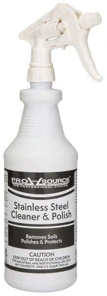 PRO-SOURCE - 0.25 Gallon Liquid Stainless Steel Cleaner - Bottle - Eagle Tool & Supply